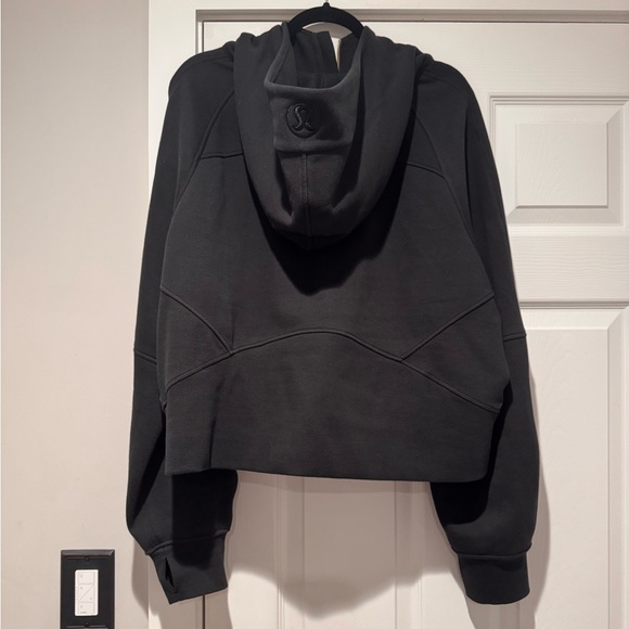 Auth. ✅ Lululemon Oversized Full Zip Scuba in “Black/Gold” Size XL/XXL 🖤💛 - Picture 8 of 11